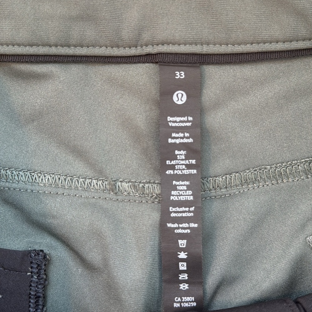 Olive Green men’s ABC pants - Picture 2 of 9
